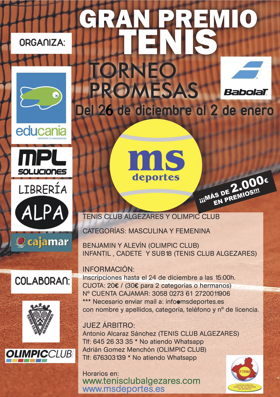 Cartel Torneo Promesas 2015